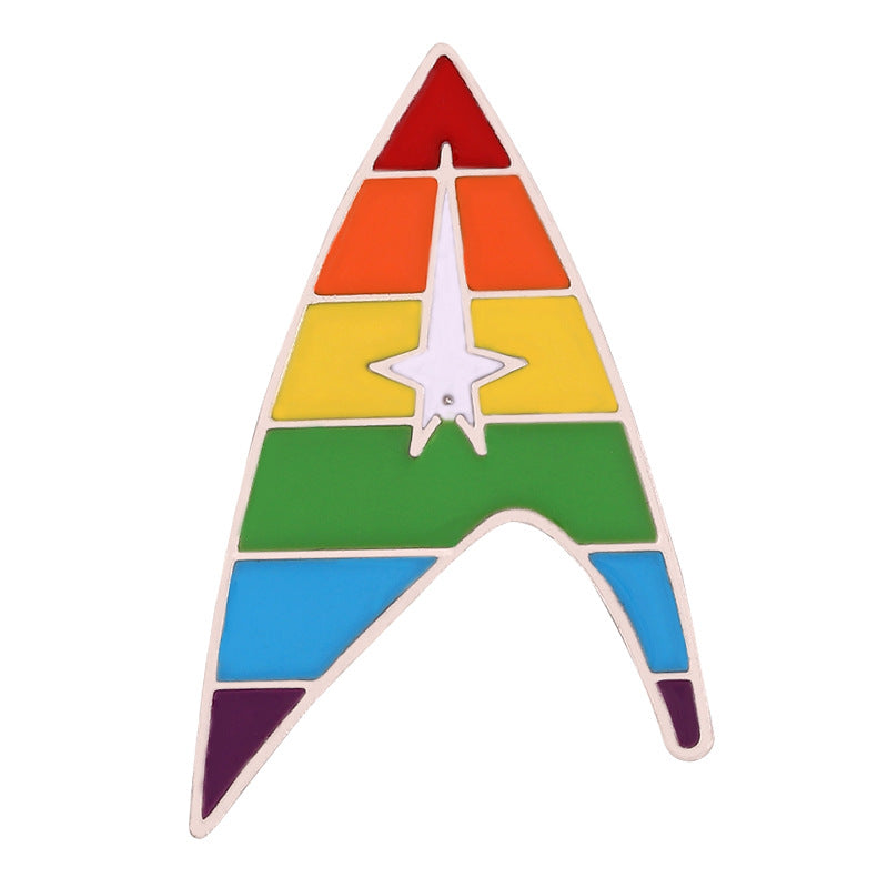 Aleación al por mayor LGBT Rainbow Brooch Broche